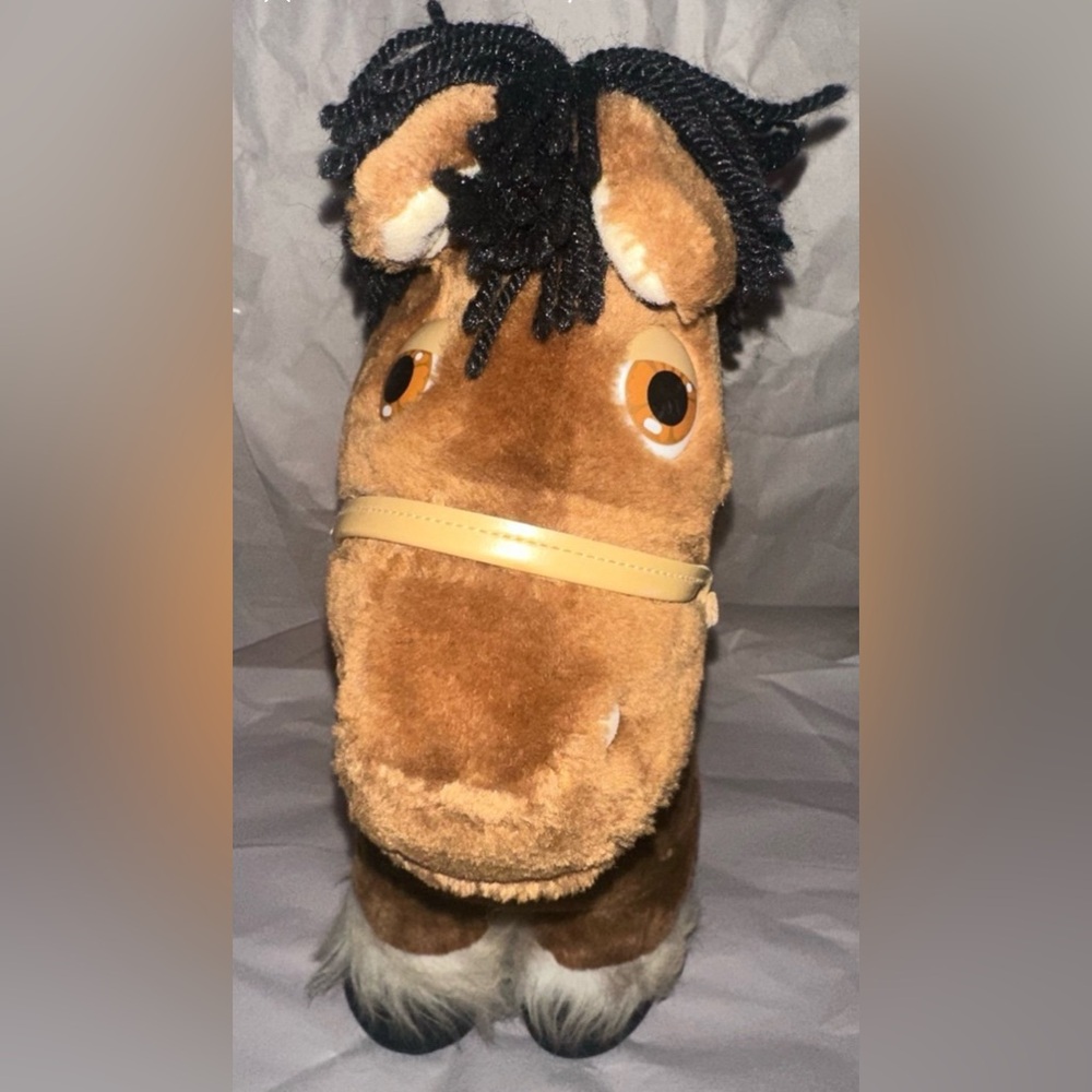 Vintage Cabbage Patch Kids Horse Show Pony Plush Stuffed Animal Toy 1984 CPK